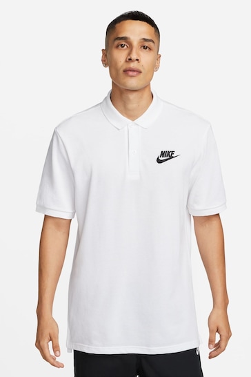 Nike White Sportswear Polo Shirt