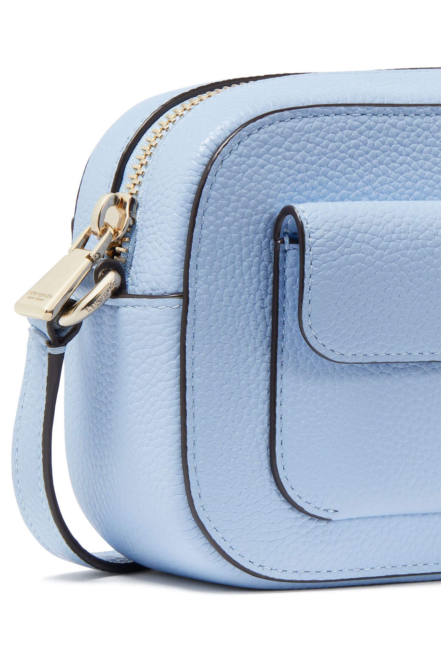 Buy kate spade new york Small Blue Leather Pouch Cross Body Bag from Next Luxembourg