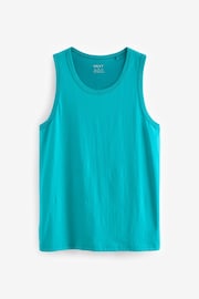 Aqua Blue Regular Fit Vest - Image 5 of 7