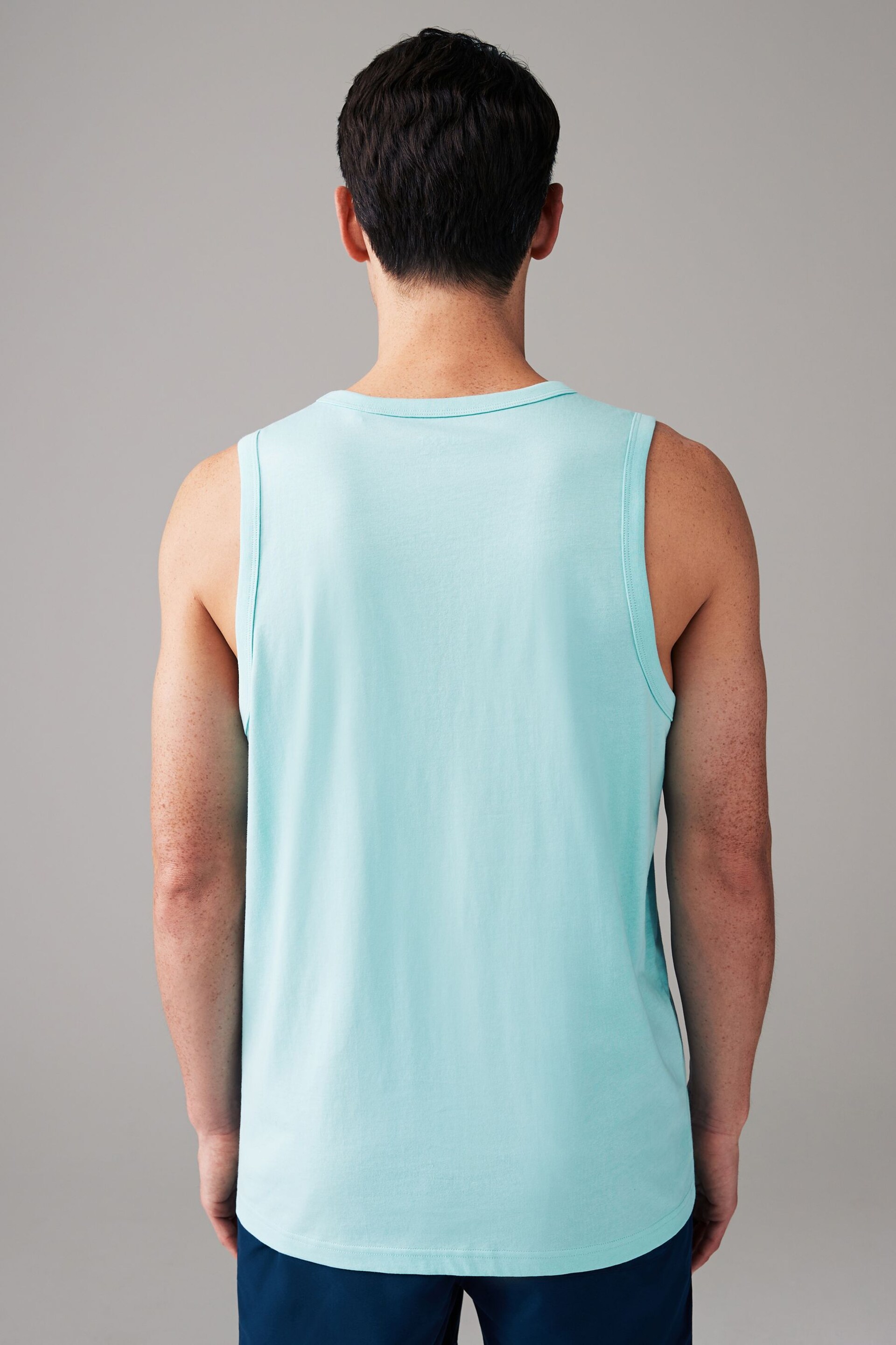 Mint Green Regular Fit Vest - Image 3 of 7