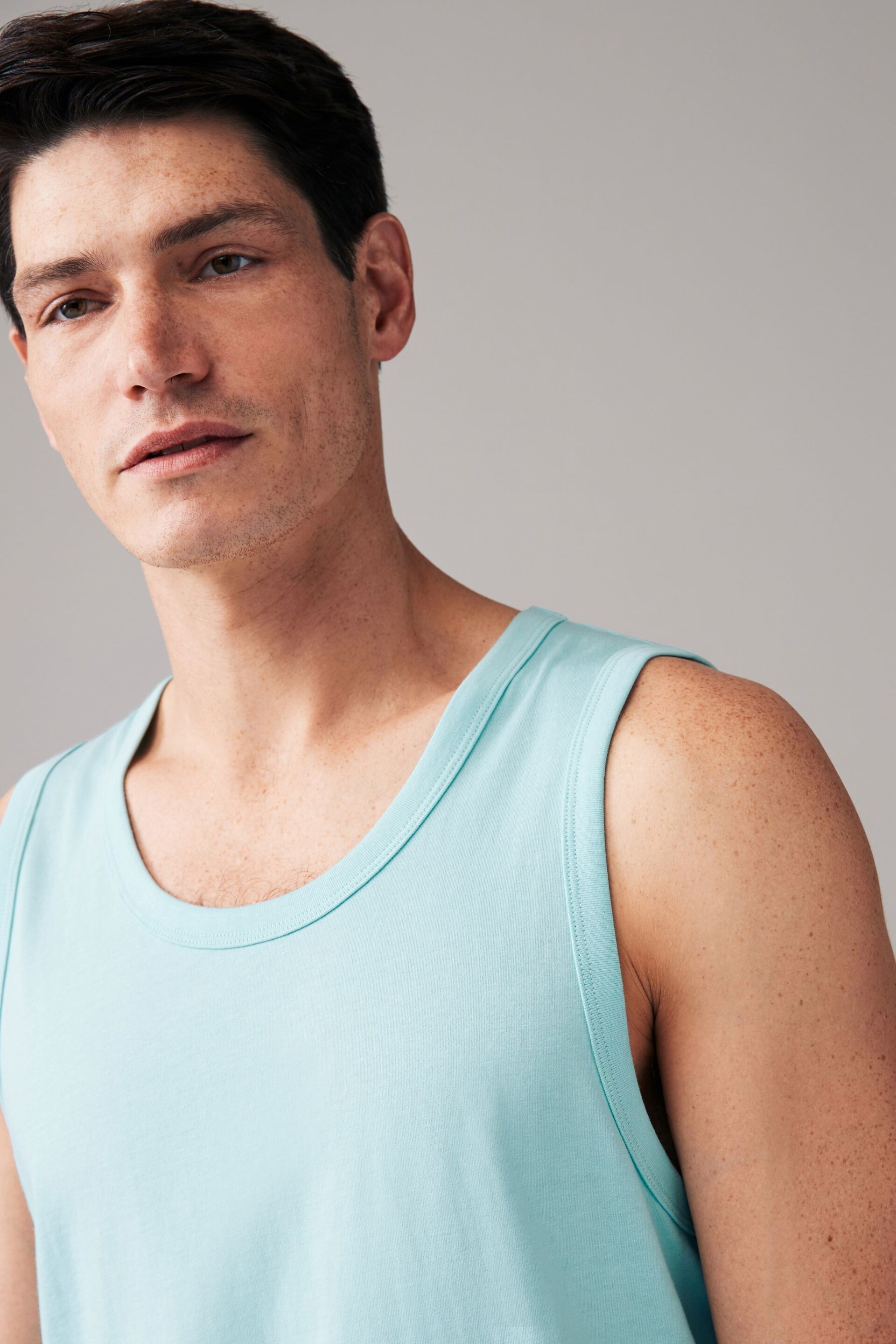 Mint Green Regular Fit Vest - Image 4 of 7