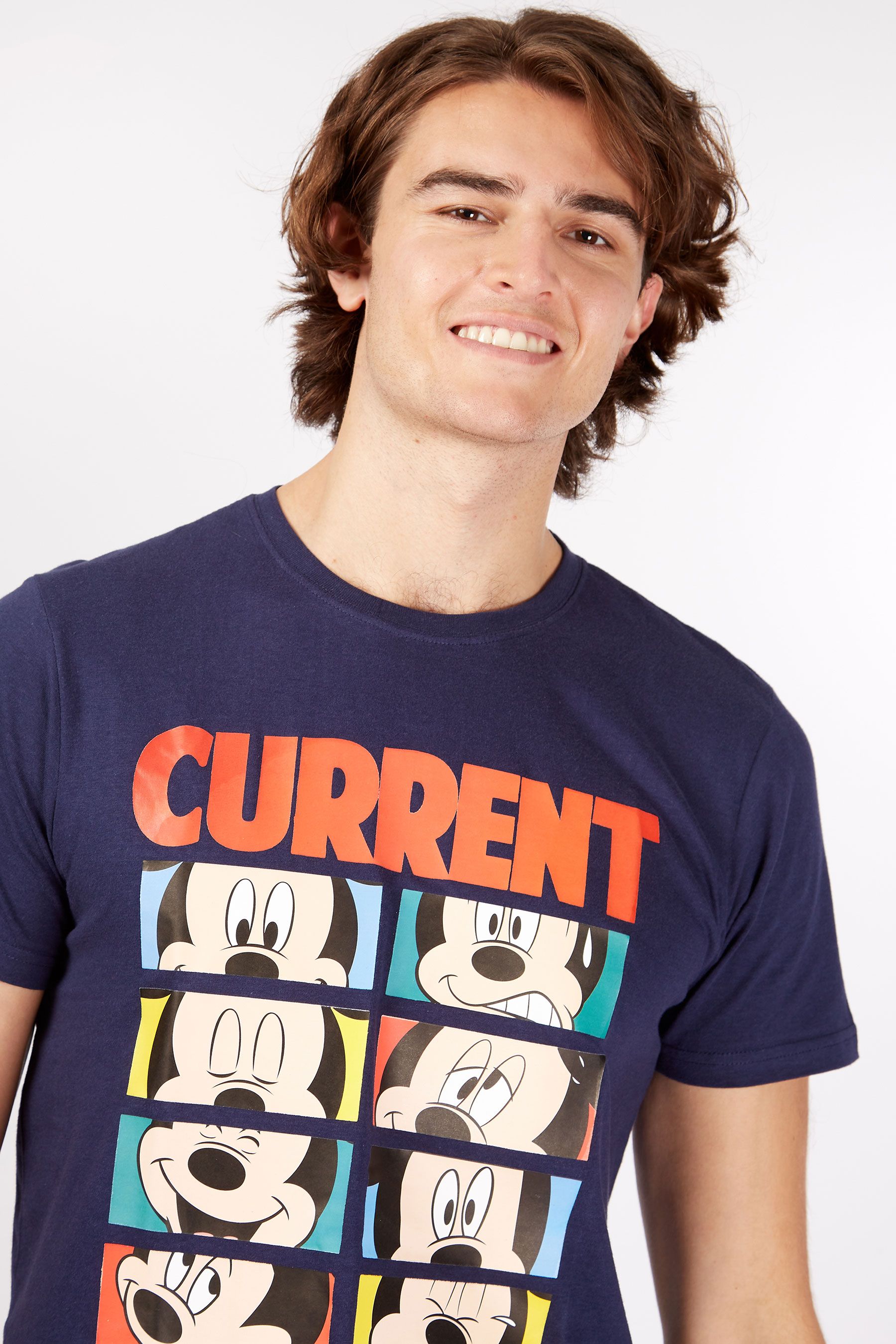 Buy Character Blue Mens Mickey Mouse Disney 100 Cotton Pyjamas from the Next UK online shop
