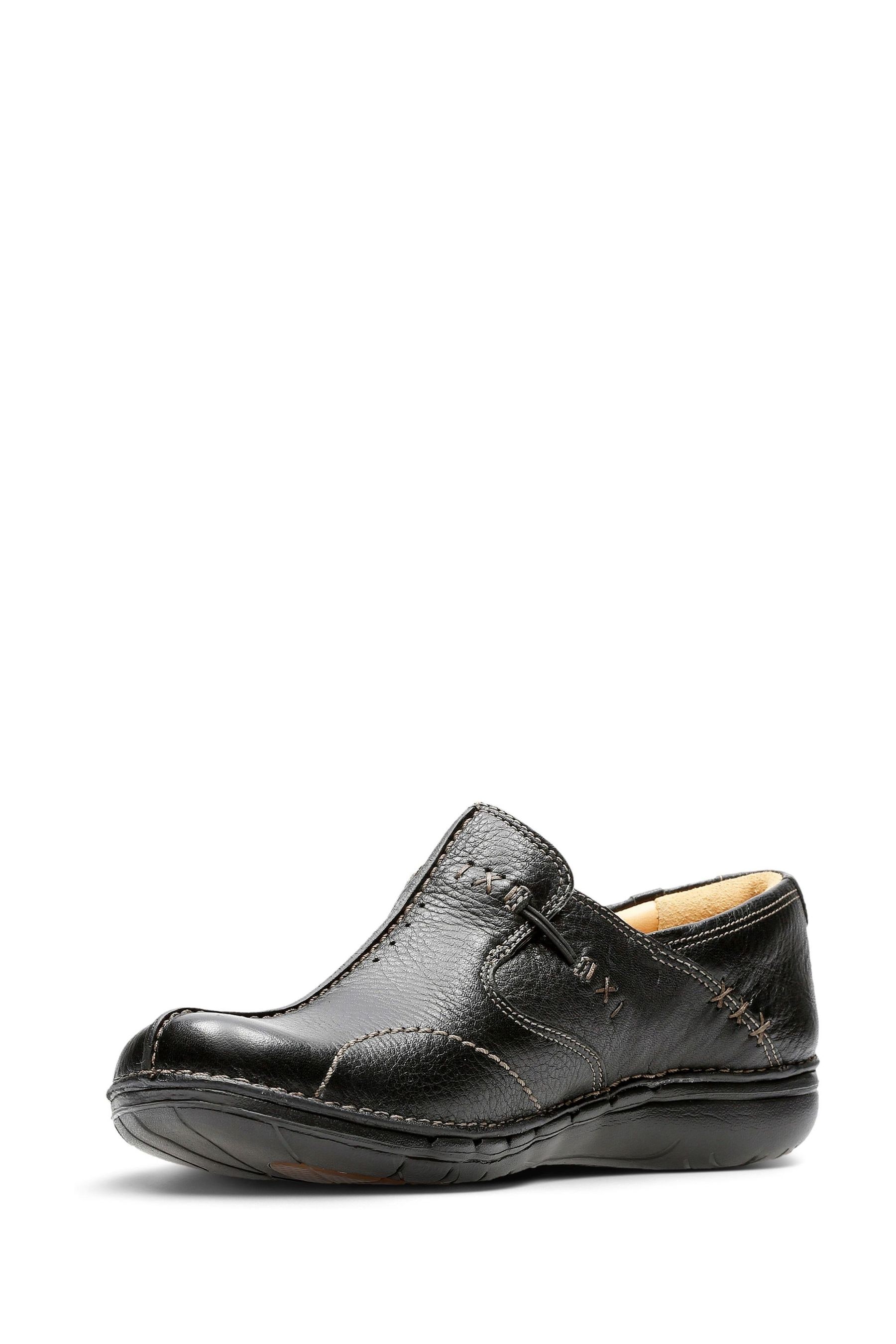 Buy Clarks Black Standard Fit D Un Loop Shoes from the Next UK online shop