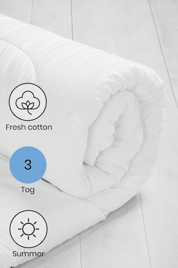 3 Tog Breathable Cotton Duvet