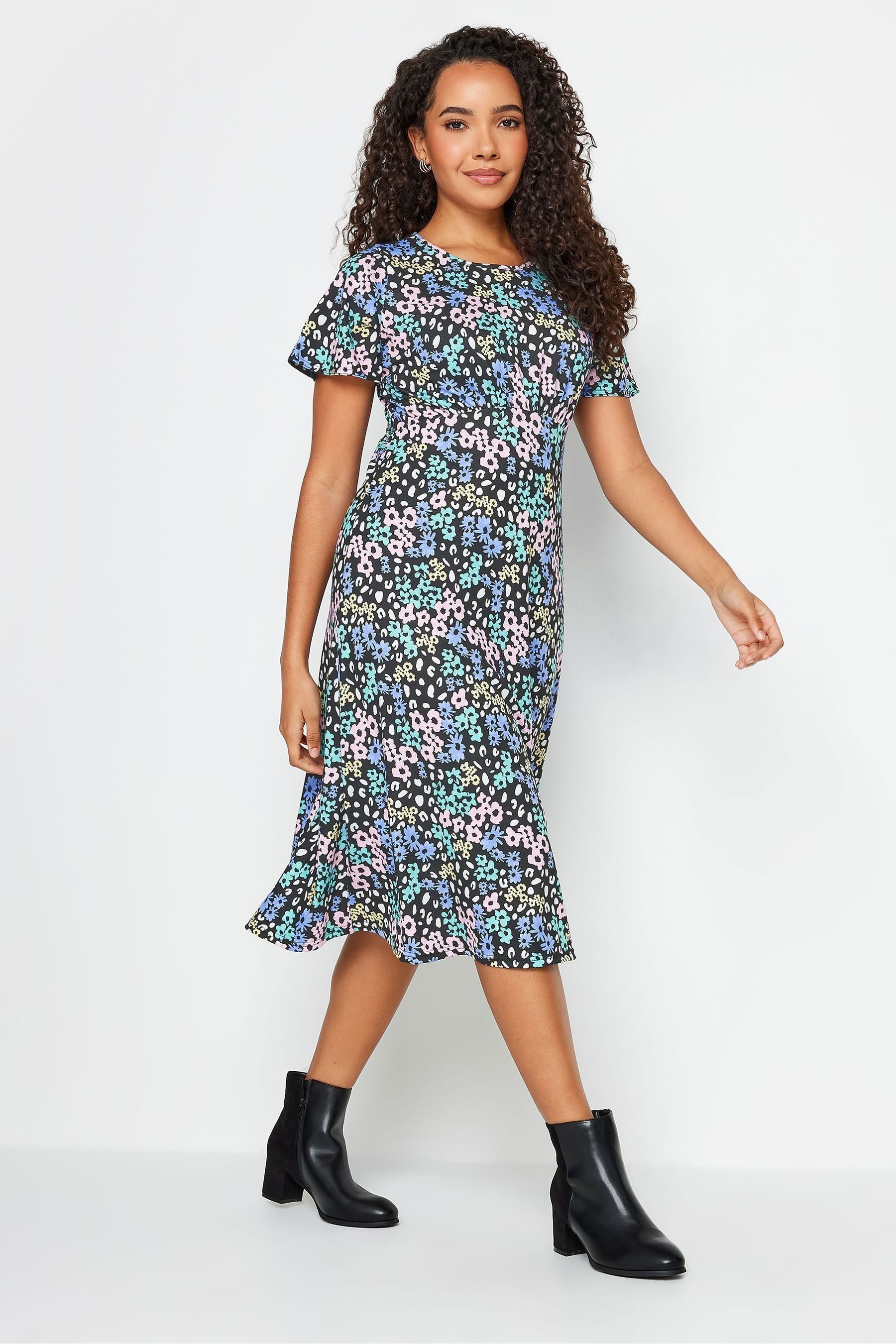 Buy M Co Multi Gathered Waist Midi Dress from the Next UK online shop