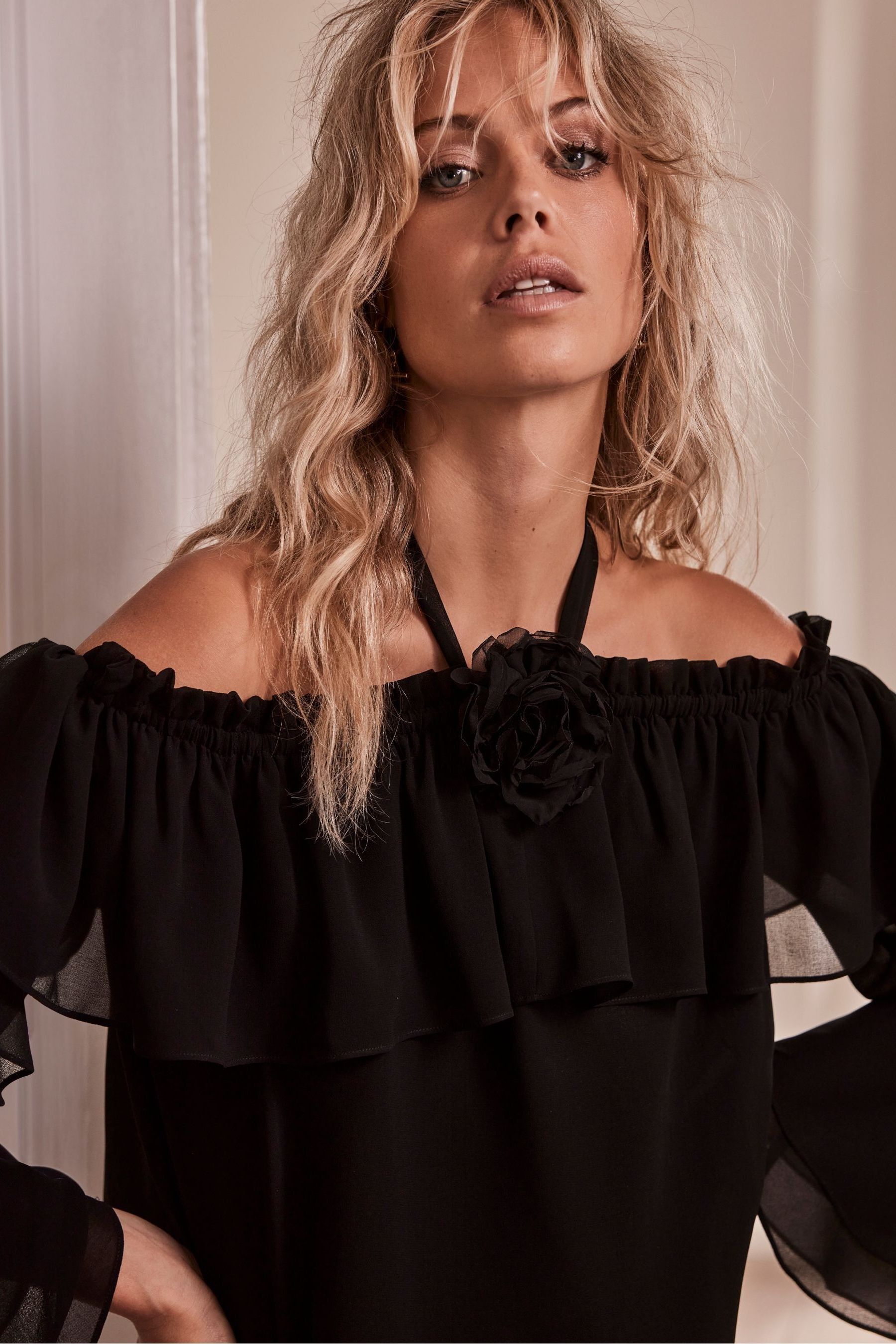 Mint off the shoulder top discount