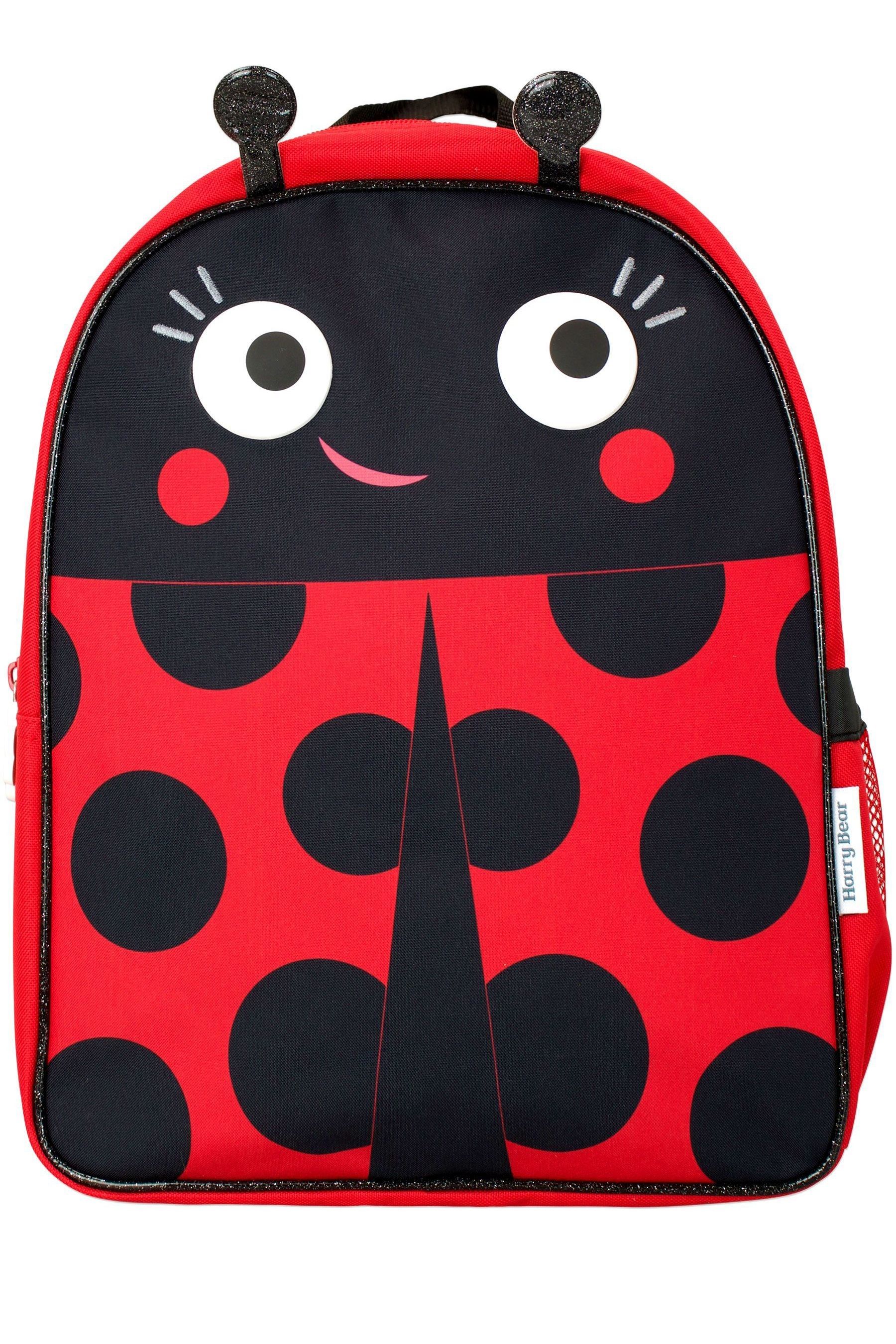 Buy Harry Bear Red Girls Ladybird Backpack from Next Luxembourg