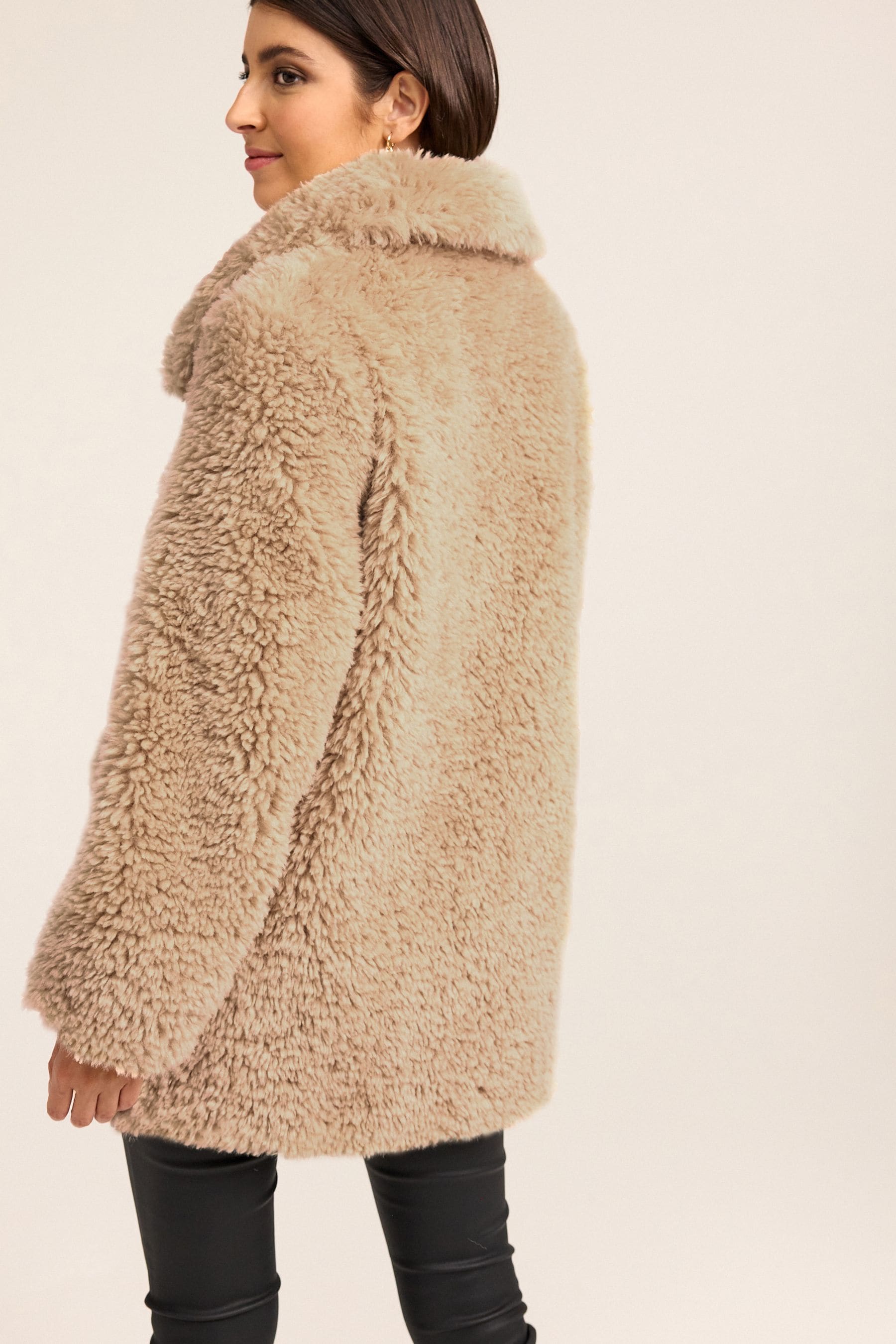 Next cream shop teddy coat