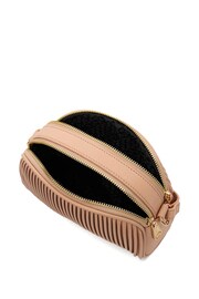Dune London Pink Detail Pleat Cross-Body Mini Bag - Image 4 of 5
