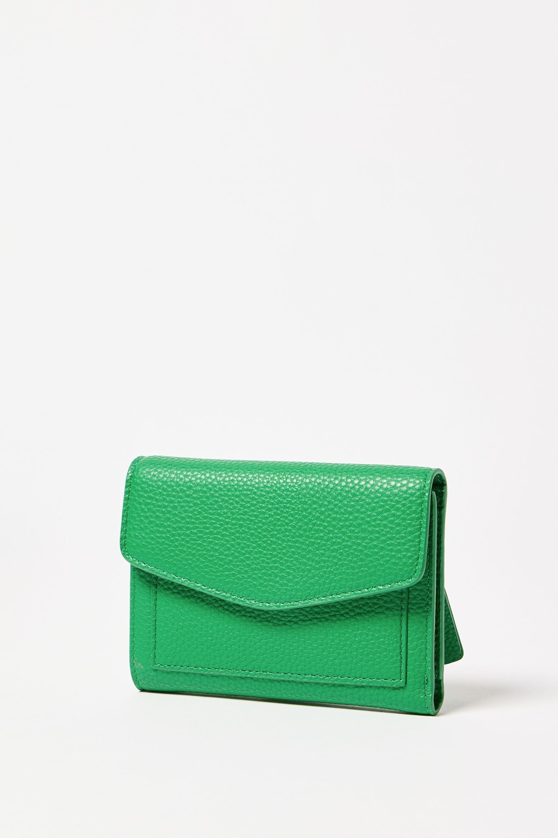 Buy Oliver Bonas Green Fold Over Purse from the Next UK online shop
