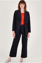 Monsoon Blue Cord Blazer Suit Jacket - Image 3 of 5