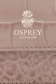 OSPREY LONDON Orange The Wentworth Italian Leather RFID Matinee Purse - Image 5 of 5