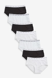 Black/White/Grey Hipster Briefs 7 Pack (2-16yrs) - Image 1 of 8