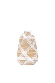 Gallery Home White Large Reactive Palo Vase - Image 5 of 6