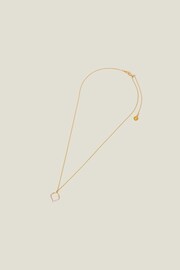 Accessorize 14ct Gold Plated Pendant Necklace - Image 1 of 3