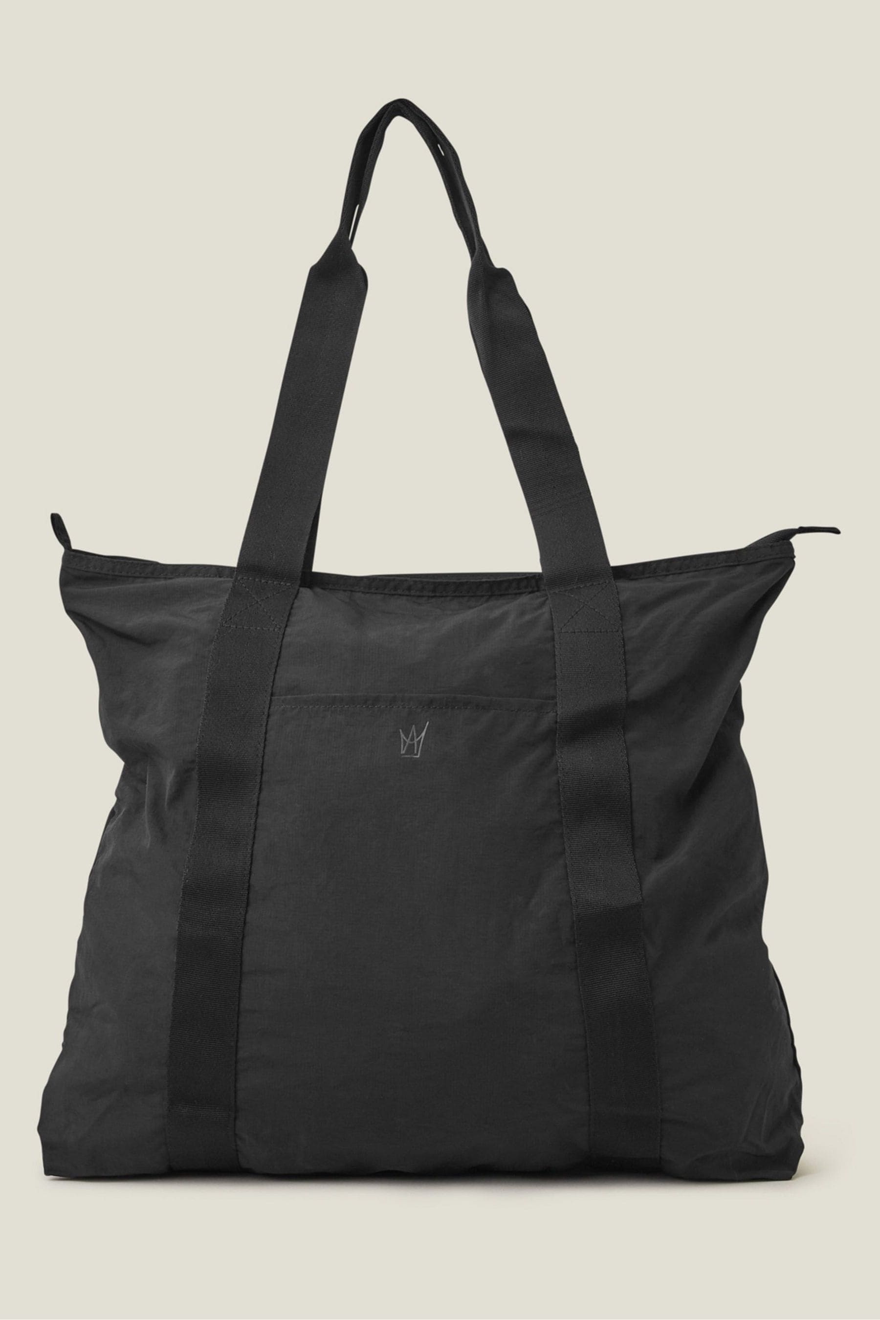 Black travel tote bag online