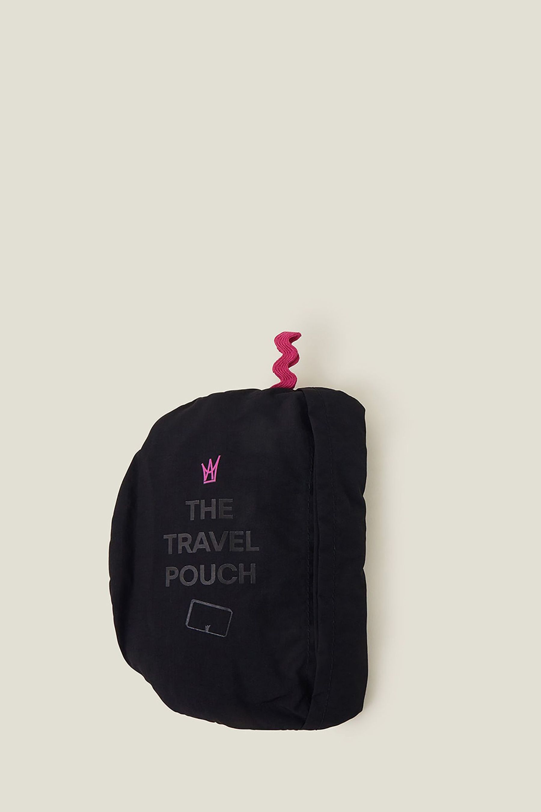 Accessorize Black Packable Travel Weekender Bag