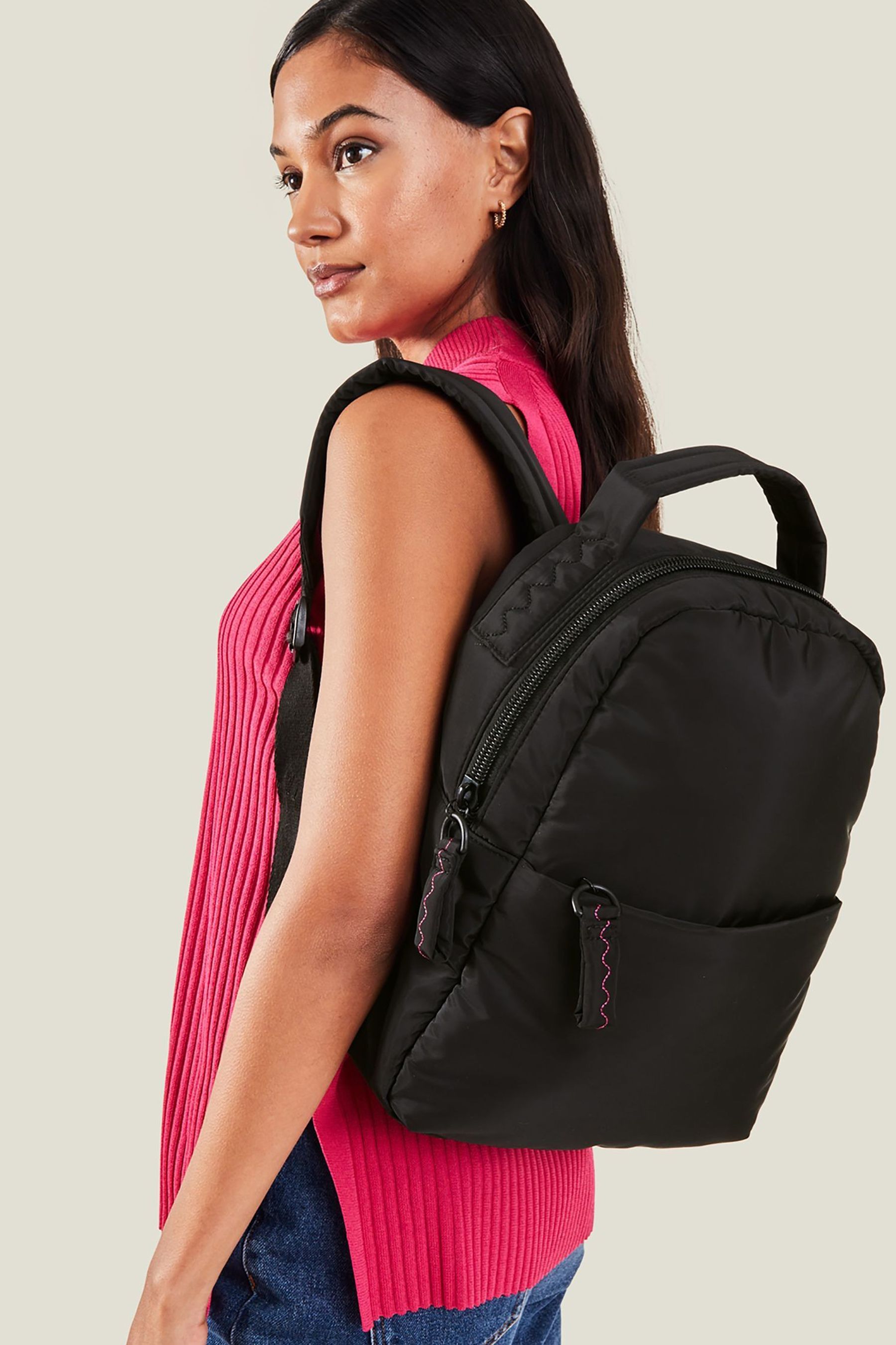 Accessorize backpack black best sale