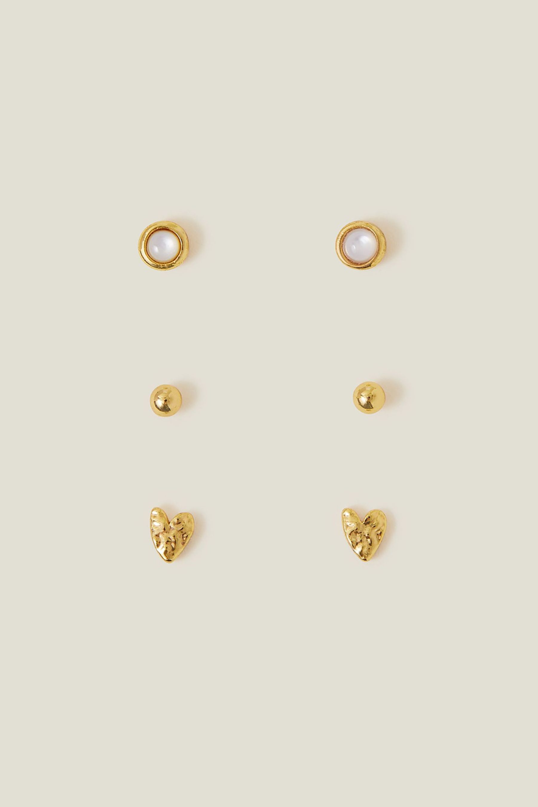 Accessorize heart earrings discount