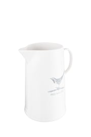 Mary Berry White Garden Pied Wagtail Large Jug - Image 3 of 4