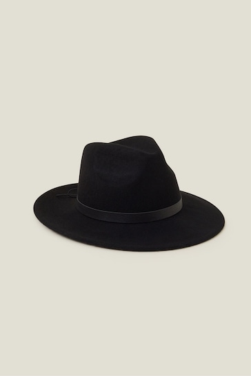 Accessorize Wool Fedora Black Hat