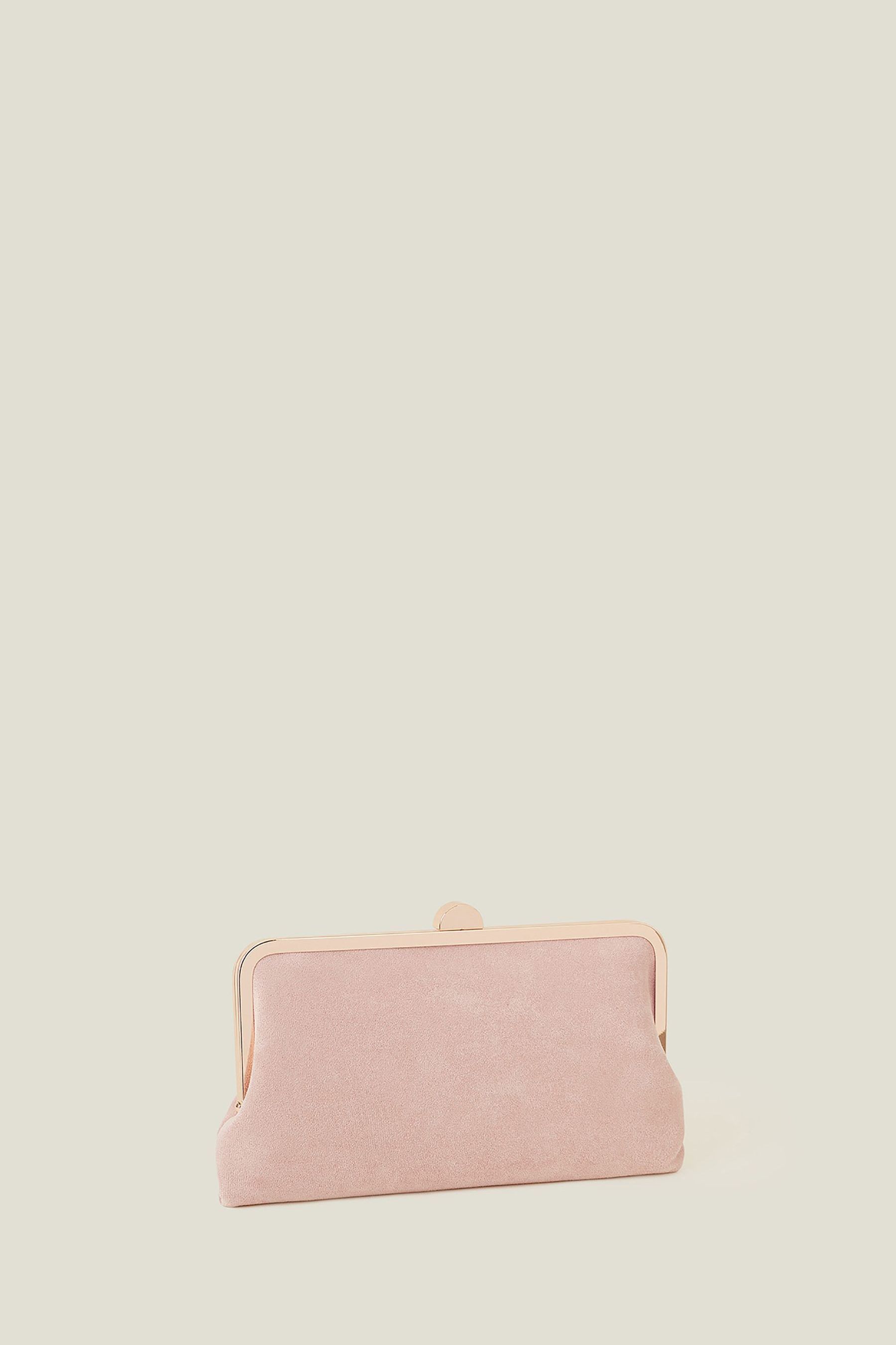 Accessorize pink clutch bag deals
