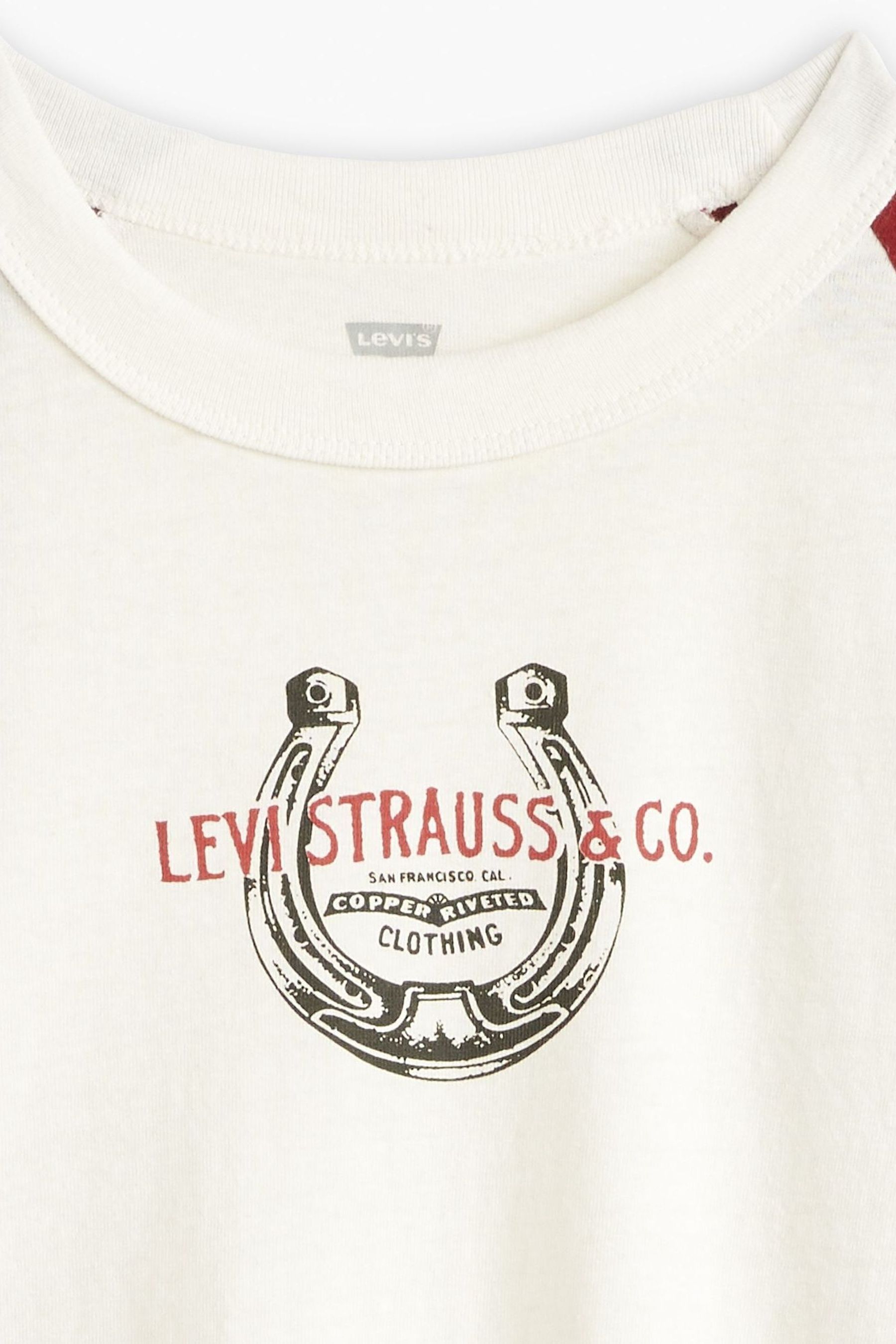 Buy Levi s Egret Sundried Tomato Graphic Baseball 100 Cotton T Shirt from Next Austria
