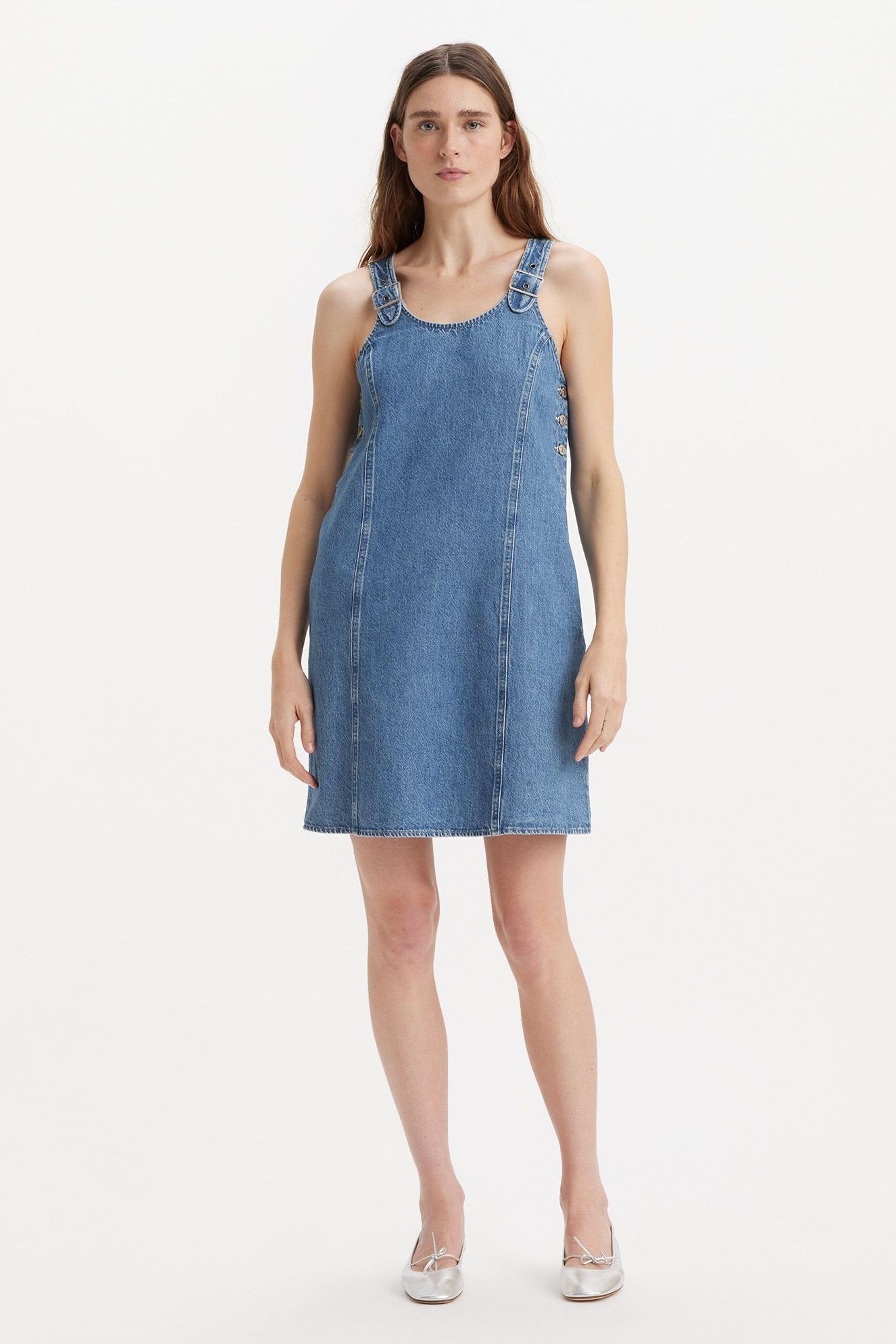 Levi s Cause and Effect 100 Cotton Aly Denim Dress