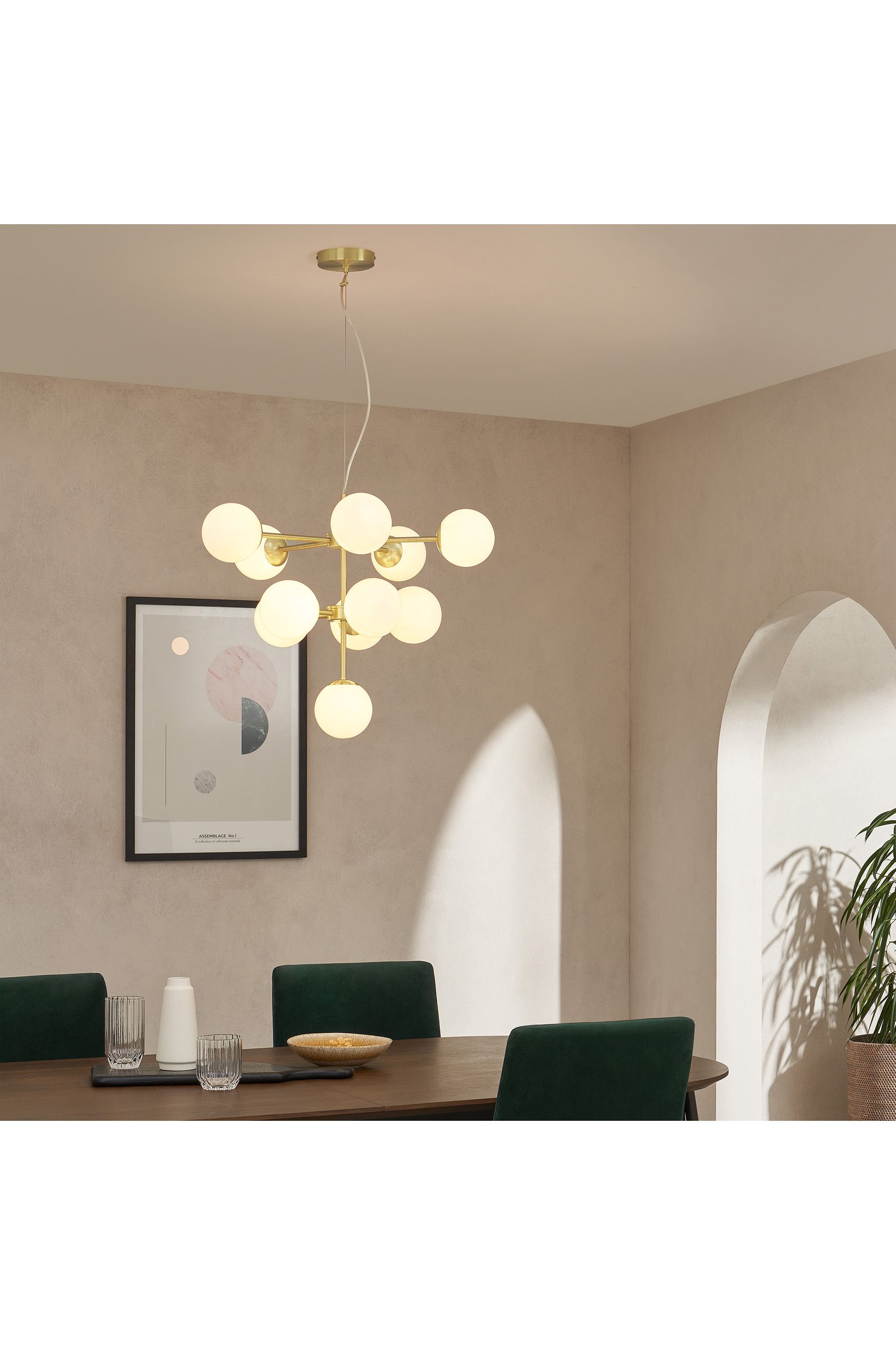 Made globe chandelier sales