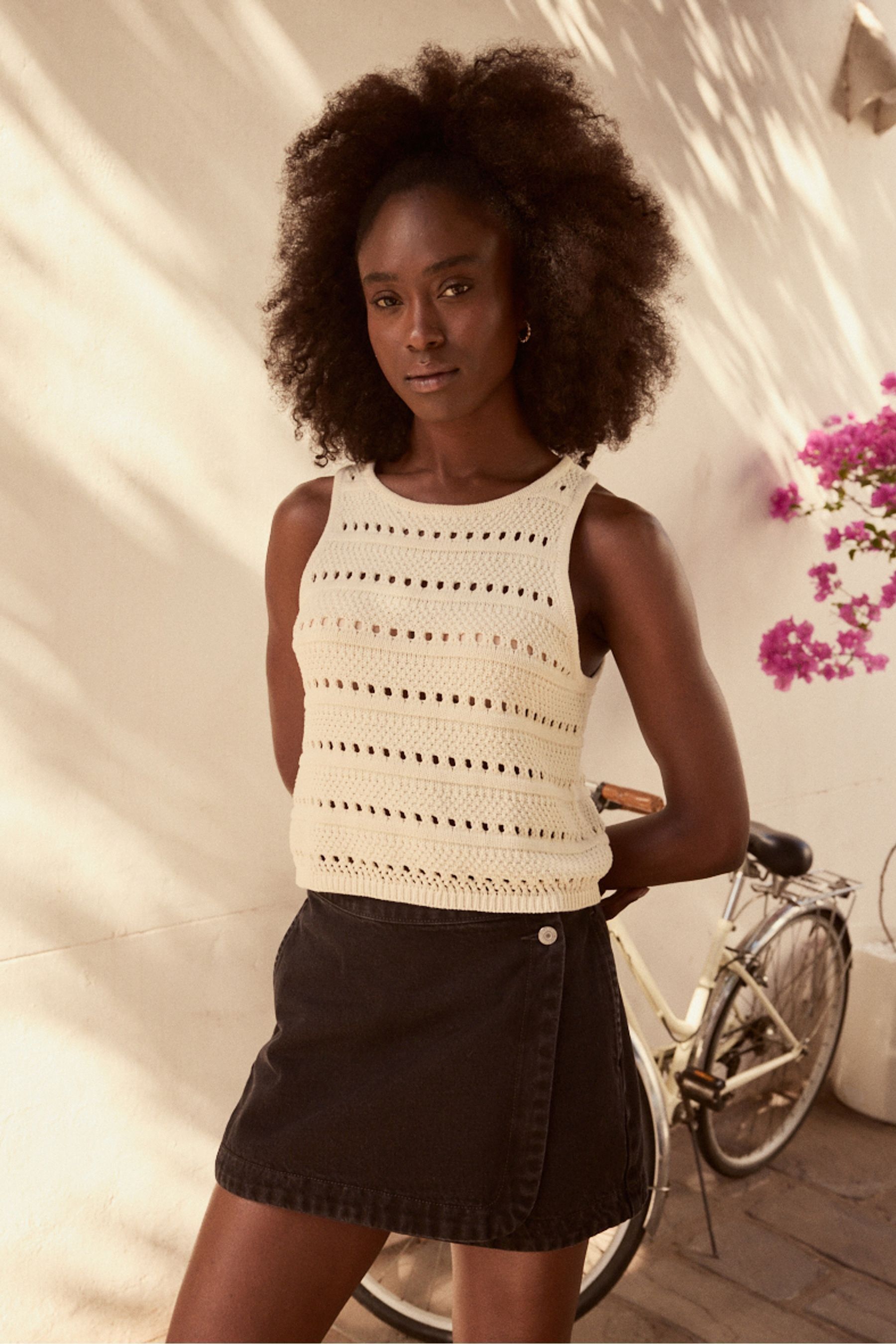 Buy Levi s Open Mind Black 100 Cotton Wrap Skirt from Next Austria