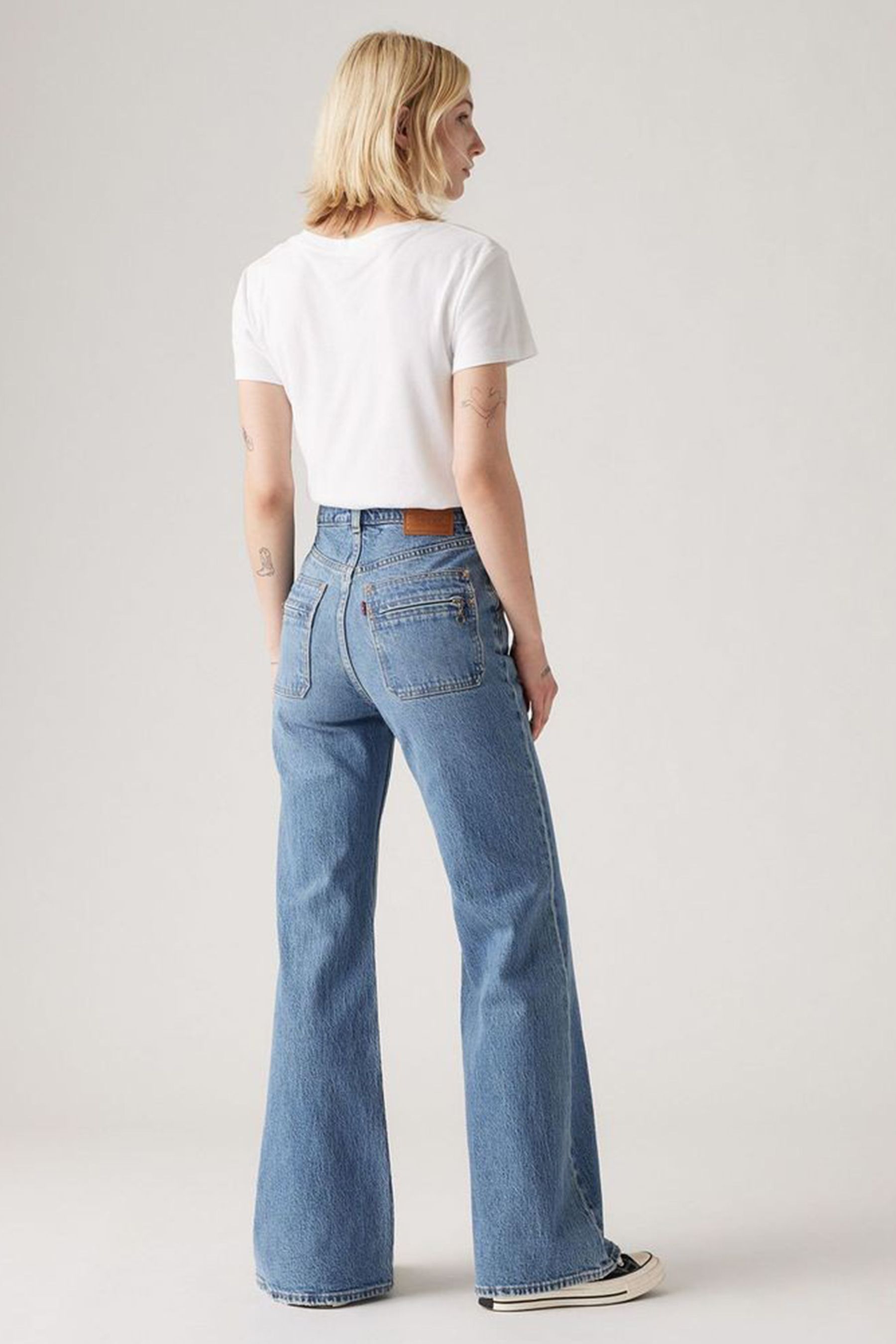 Levi s Blue Ribcage Bell Jeans