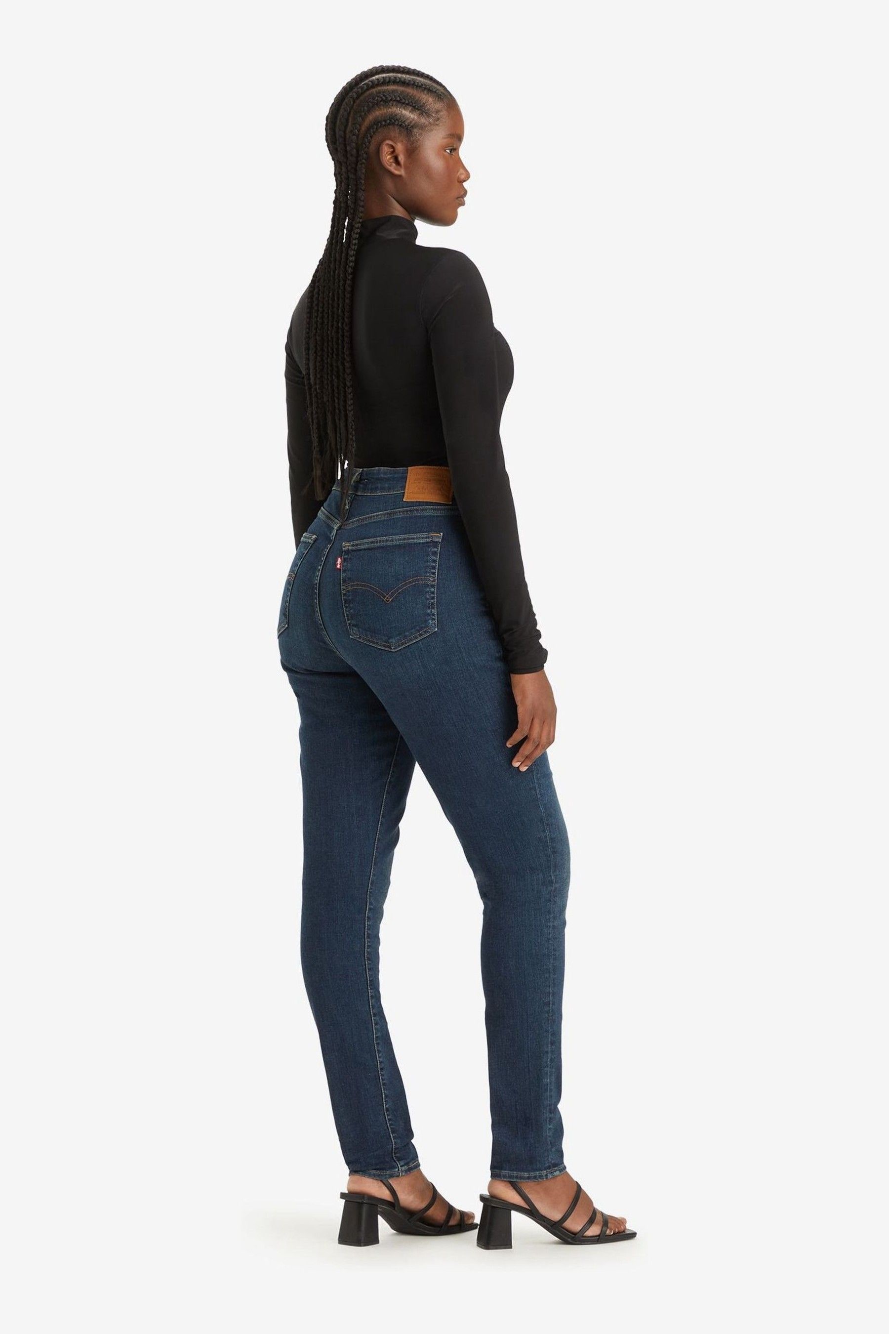 High waisted skinny jeans short leg store