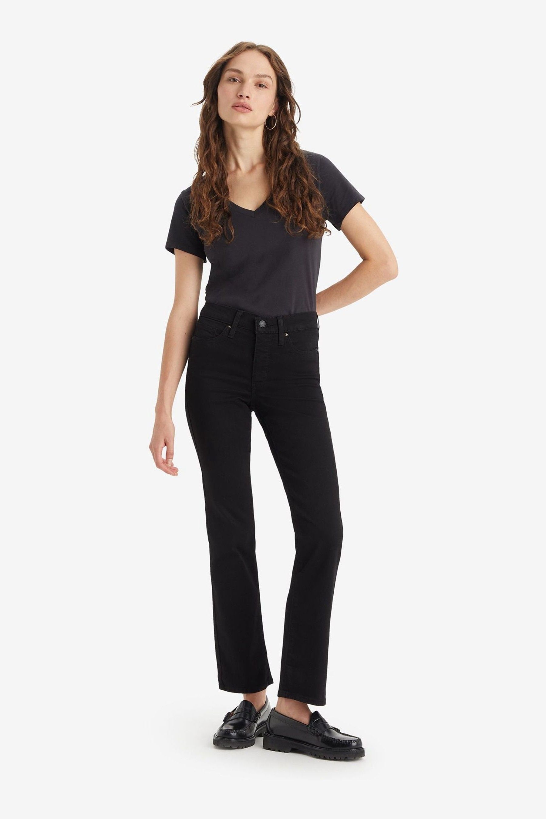 Buy Levi s Soft Black 314 Shaping Straight Jeans from the Next UK online shop