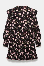 Mint Velvet Black Mini Floral Dress - Image 5 of 5