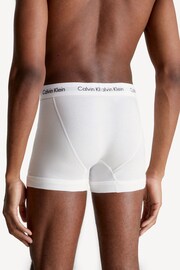 Calvin Klein White Trunks 3 Pack - Image 4 of 6