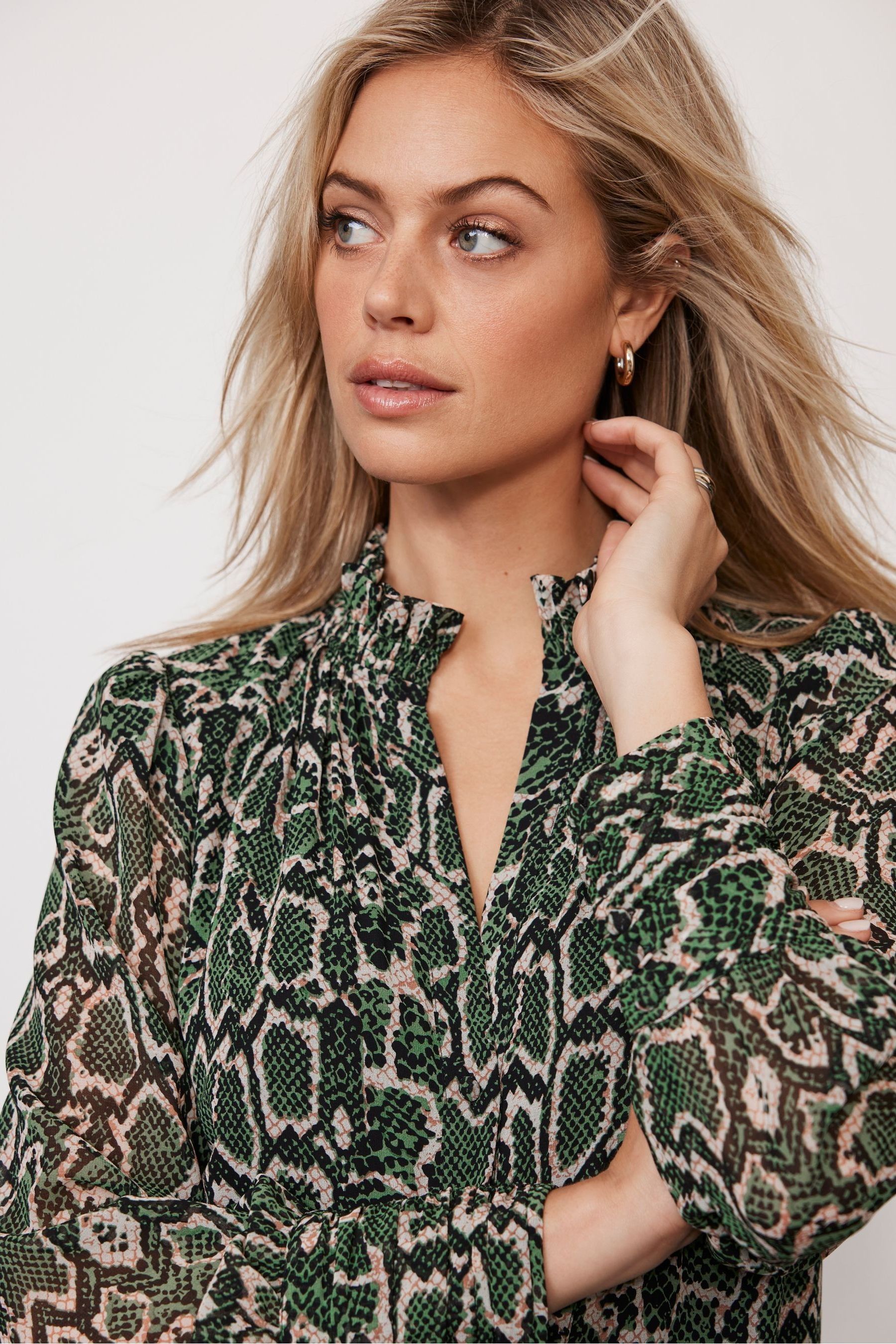 Mint velvet snake dress top
