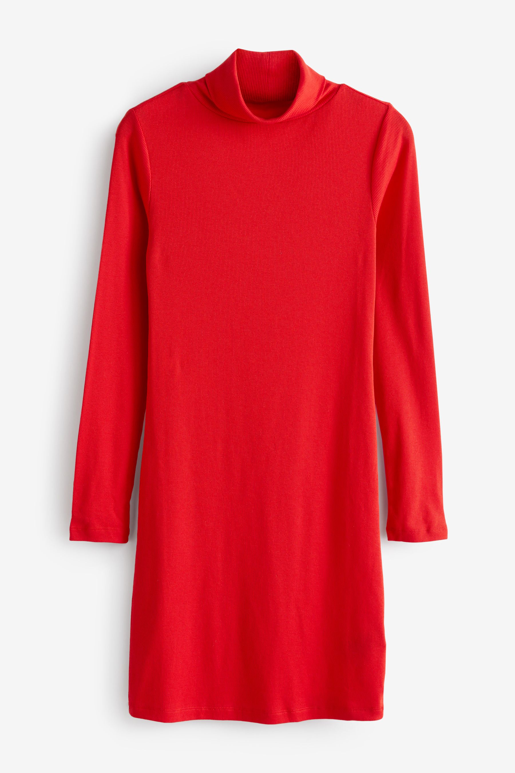 Red long sleeve deals t shirt dress