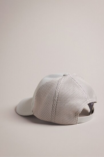 Ted Baker Grey Ethanns Mesh And Cotton T Cap