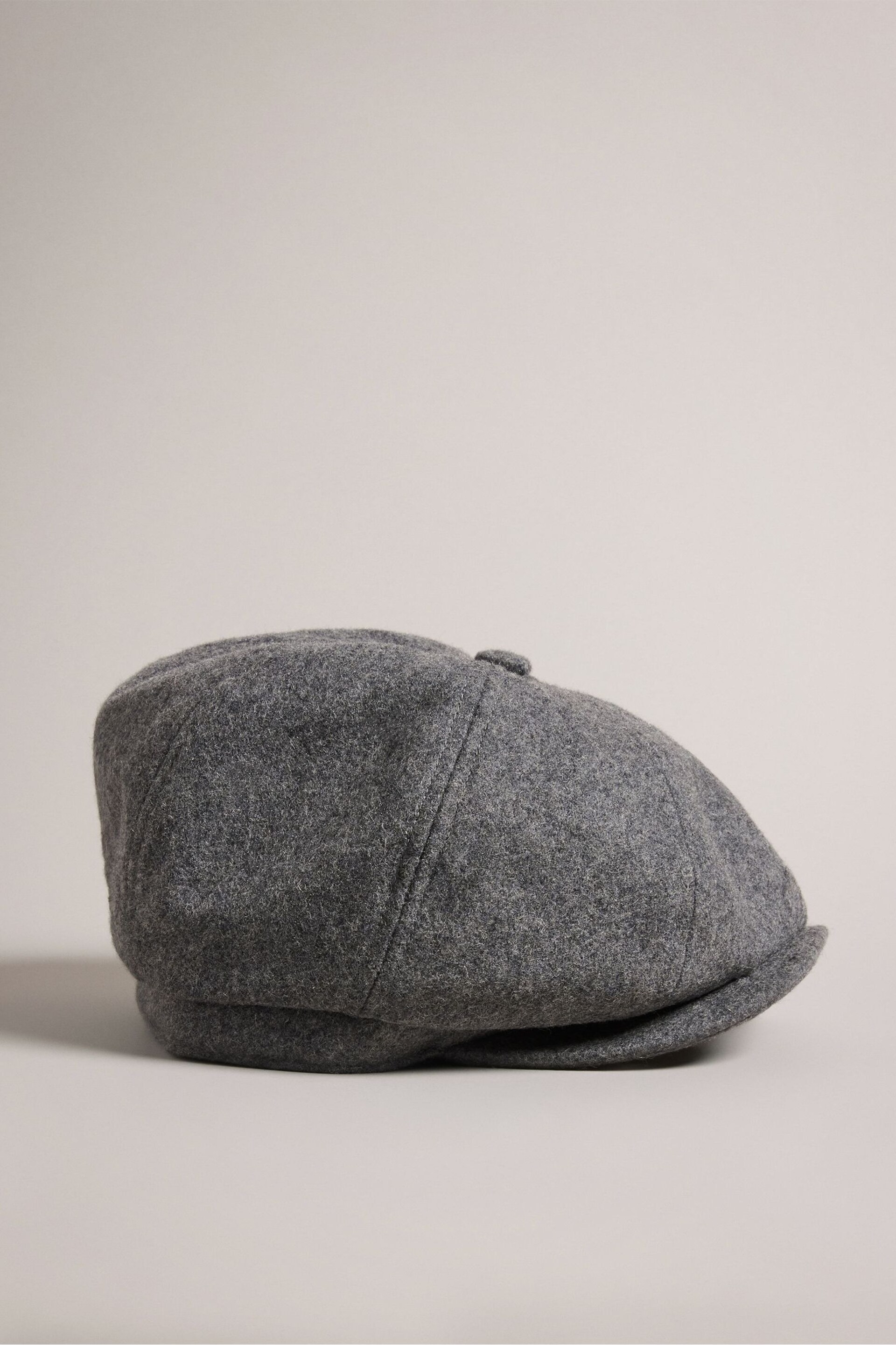 Ted Baker Grey Eliotti Woollen Baker Boy Hat - Image 1 of 5
