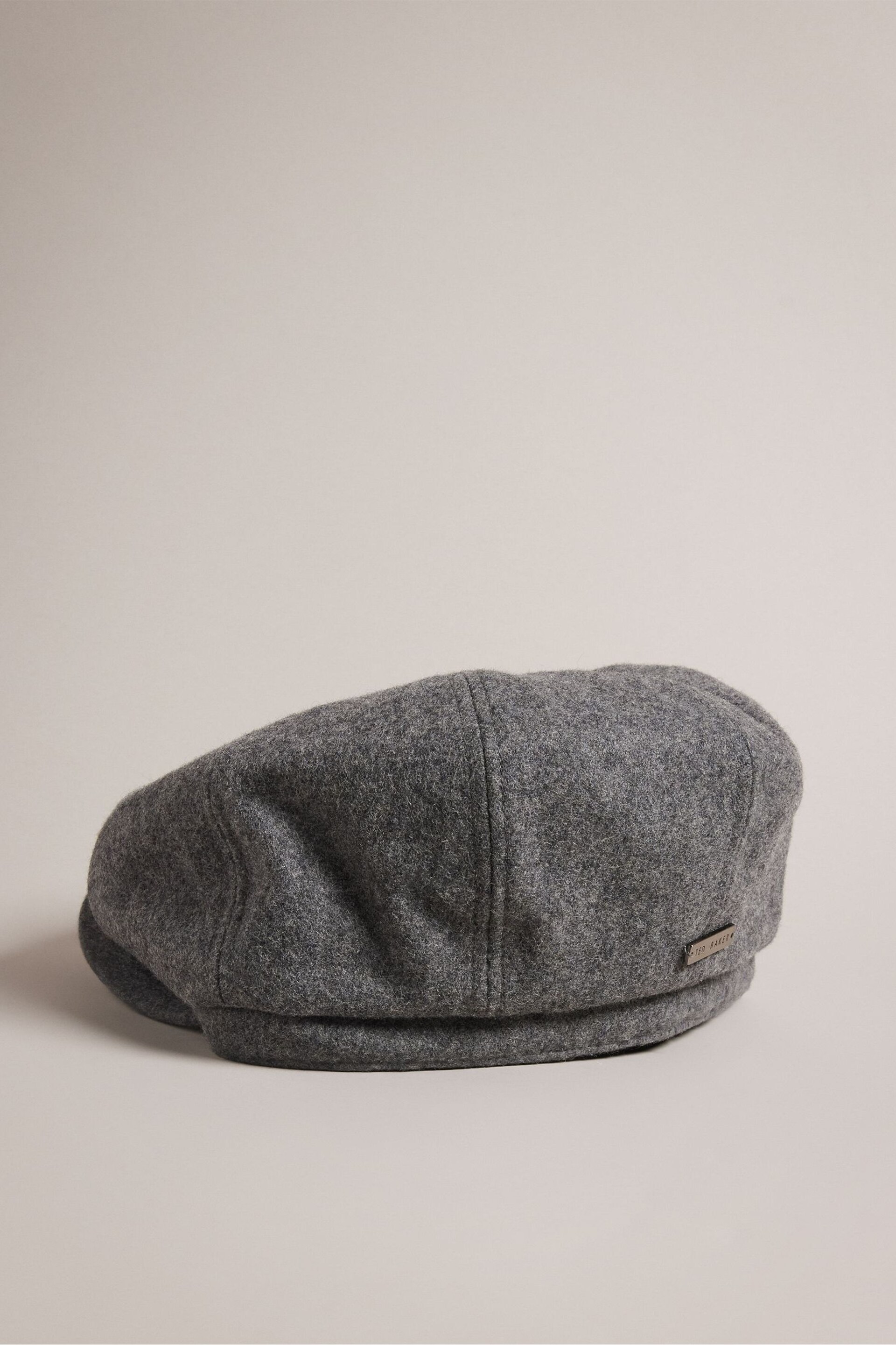 Ted Baker Grey Eliotti Woollen Baker Boy Hat - Image 2 of 5