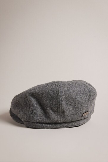 Ted Baker Grey Eliotti Woollen Baker Boy Hat