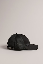 Ted Baker Black Ethanns Mesh And Cotton T Cap - Image 1 of 5