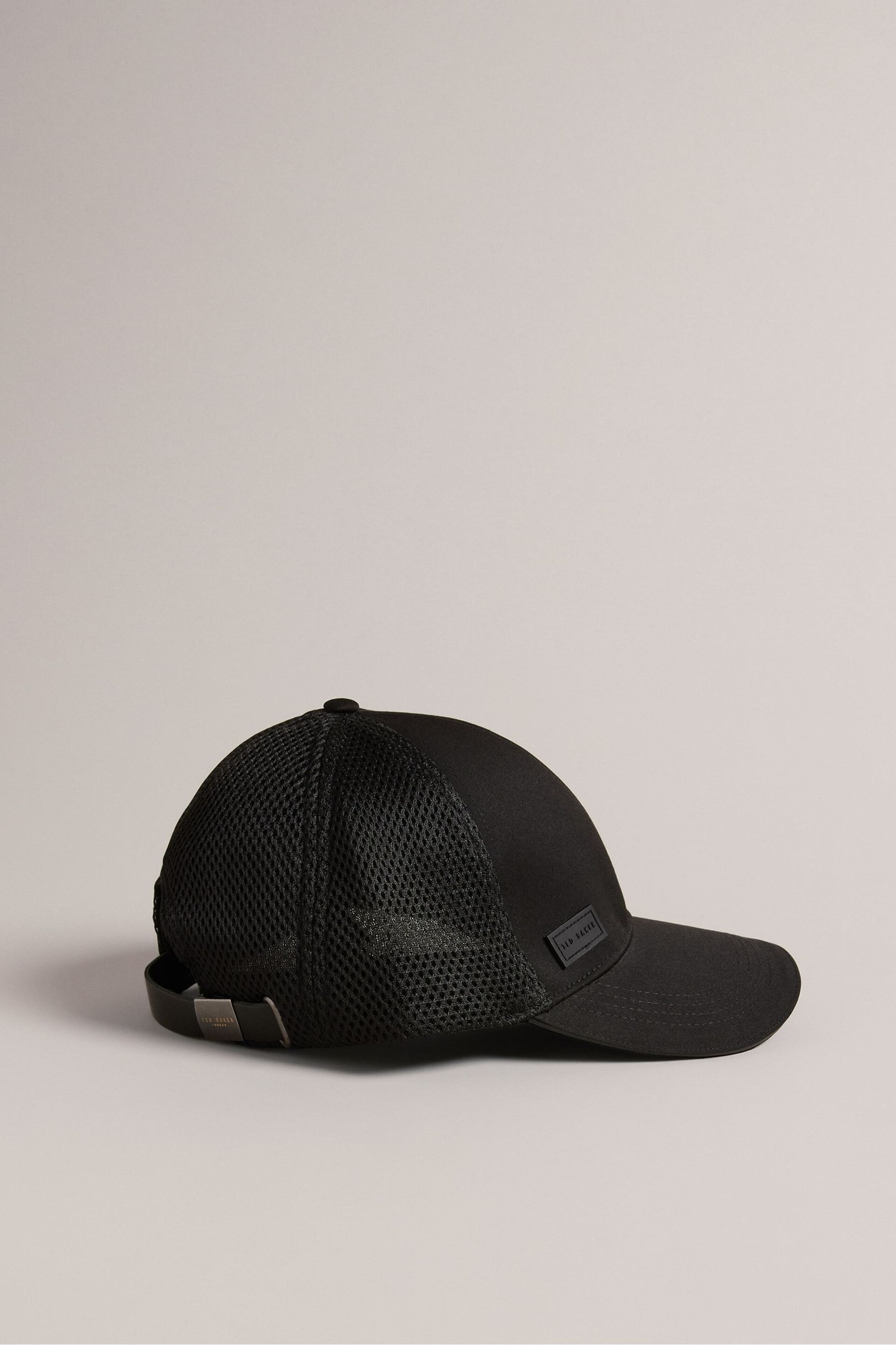 Ted Baker Black Ethanns Mesh And Cotton T Cap - Image 1 of 5