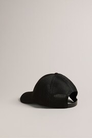 Ted Baker Black Ethanns Mesh And Cotton T Cap - Image 2 of 5