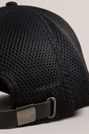 Ted Baker Black Ethanns Mesh And Cotton T Cap - Image 3 of 5