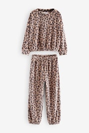 Neutral Cosy Fleece Pyjamas (3-16yrs) - Image 5 of 8