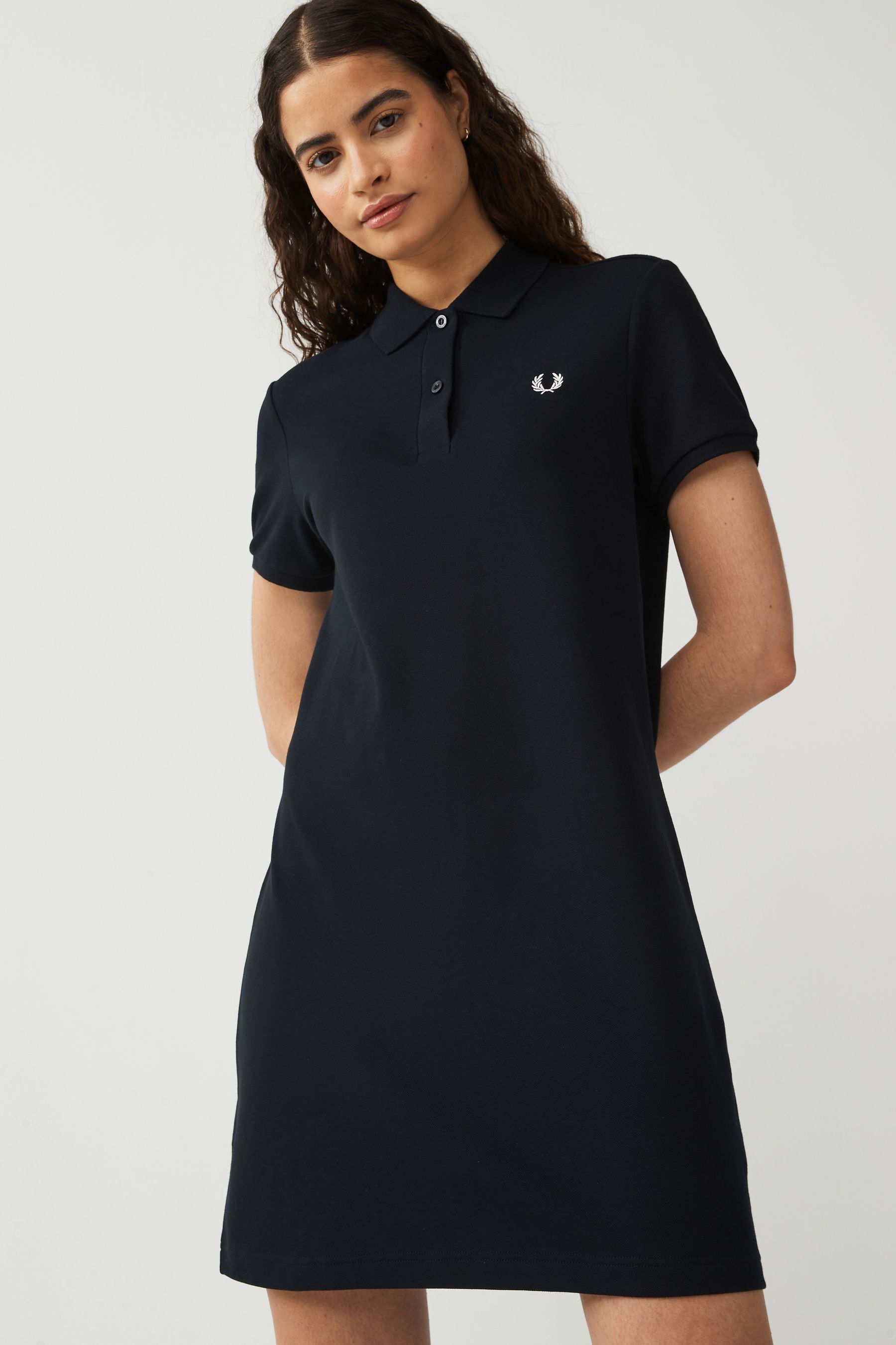 Fred perry navy polo shop