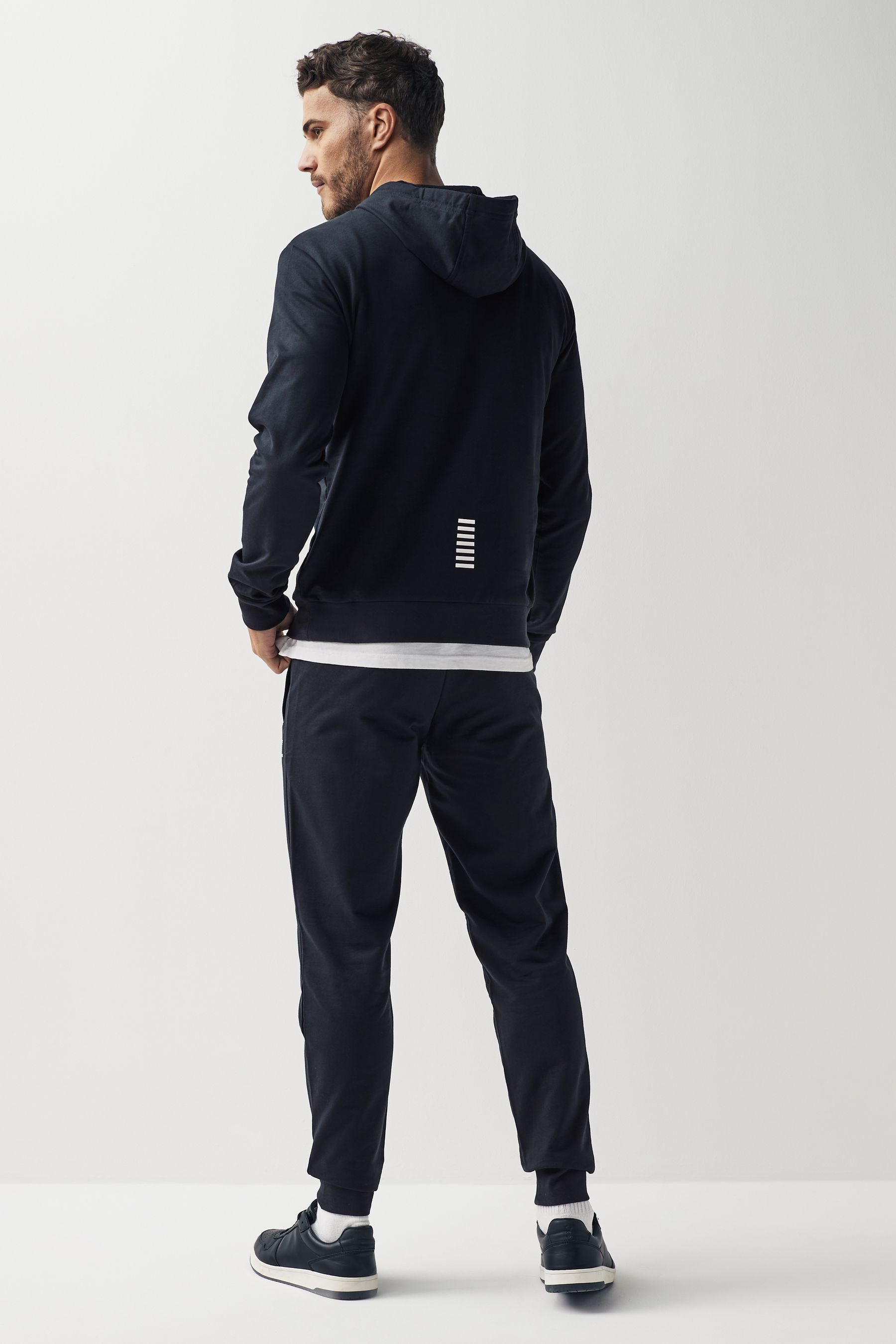 Emporio Armani EA7 Navy Overhead Hooded Tracksuit