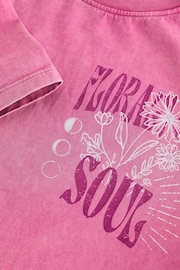 Pink Acid Wash Graphic T-Shirt (3-16yrs) - Image 8 of 8