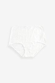 White Full Brief Cotton Rich Knickers 6 Pack - Image 6 of 6